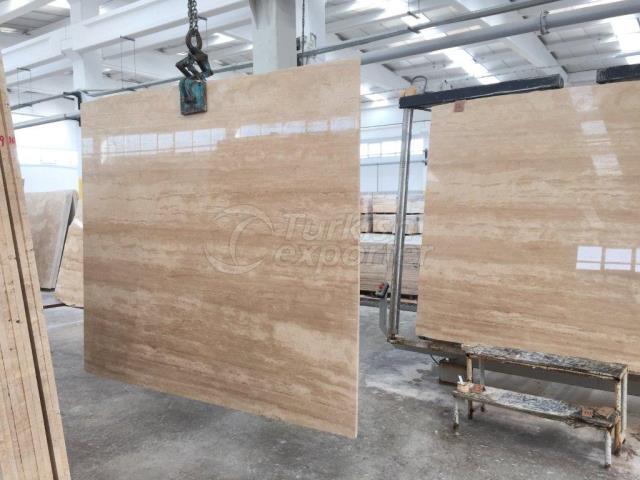 Travertine Vein Cut Slabs