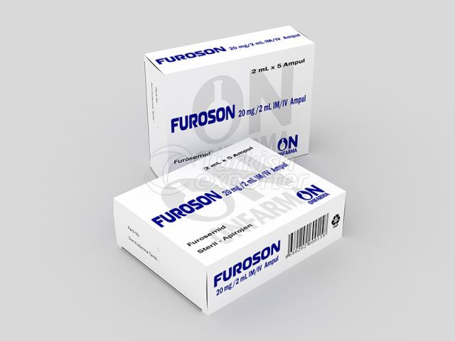 Furoson 20 mg / 2 ml x 5 Ampul