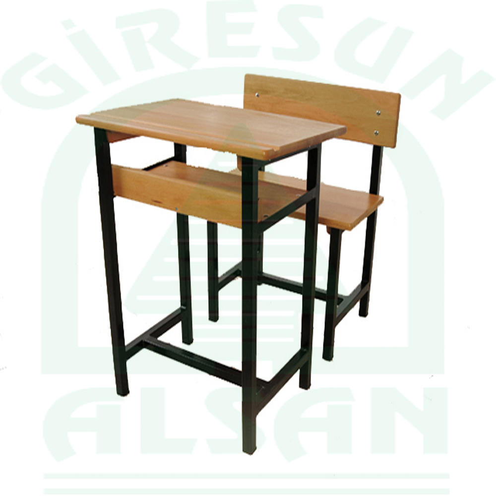 Single Classic Type Wooden School Desk