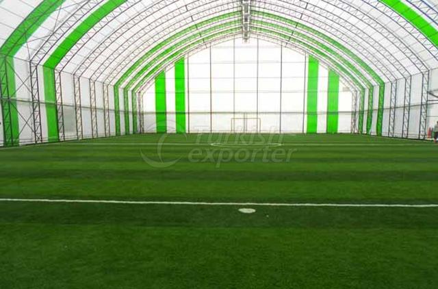 Canvas Covered Football Pitches