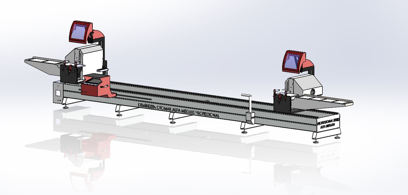 600 saw Double Head PVC And Aluminum Cutting Machine Alfa Meg Pro600+