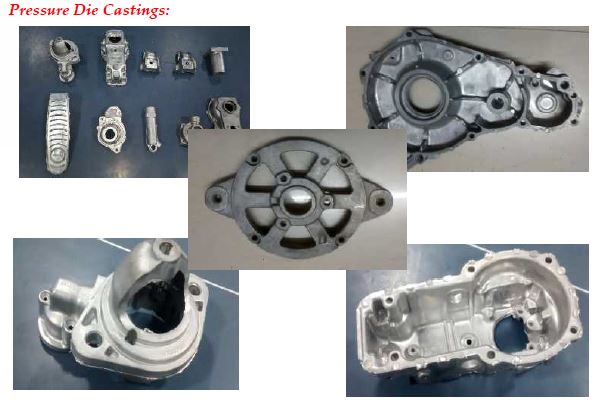 Die Casting Components - Aluminium/Zinc