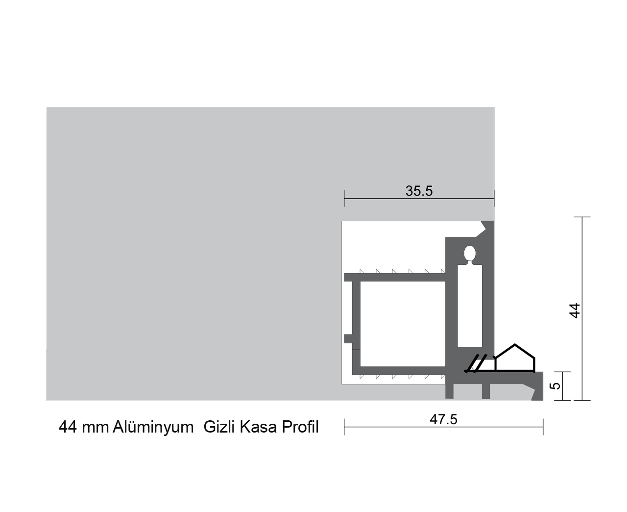 Gizli Kasalı Ahşap Kapı