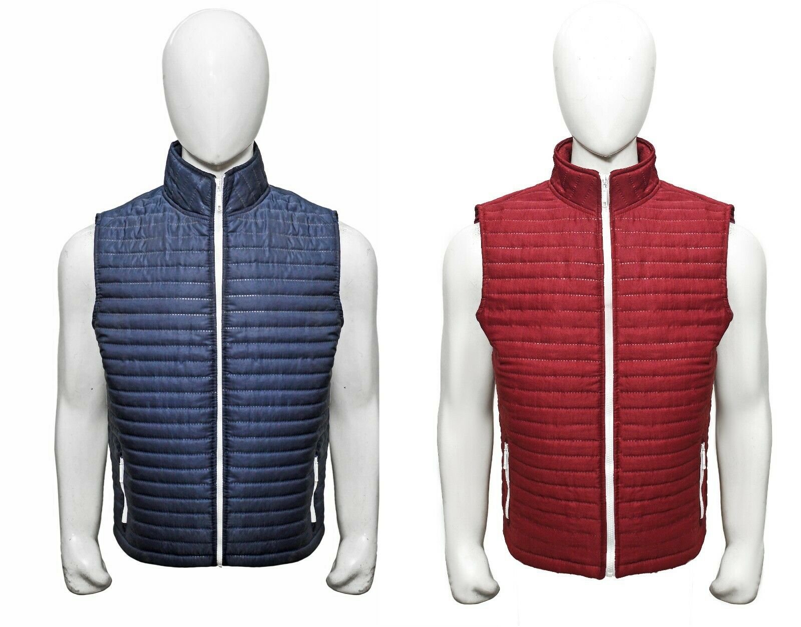 Laser Gillet Fluffy Puffer Sleeveless Men Jacket