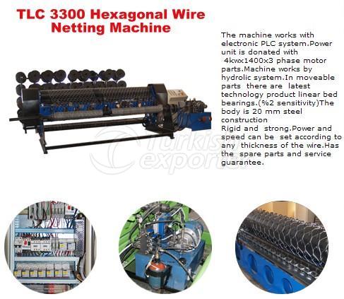 TLC 3300 Hexagonal Wire Knitting Machine