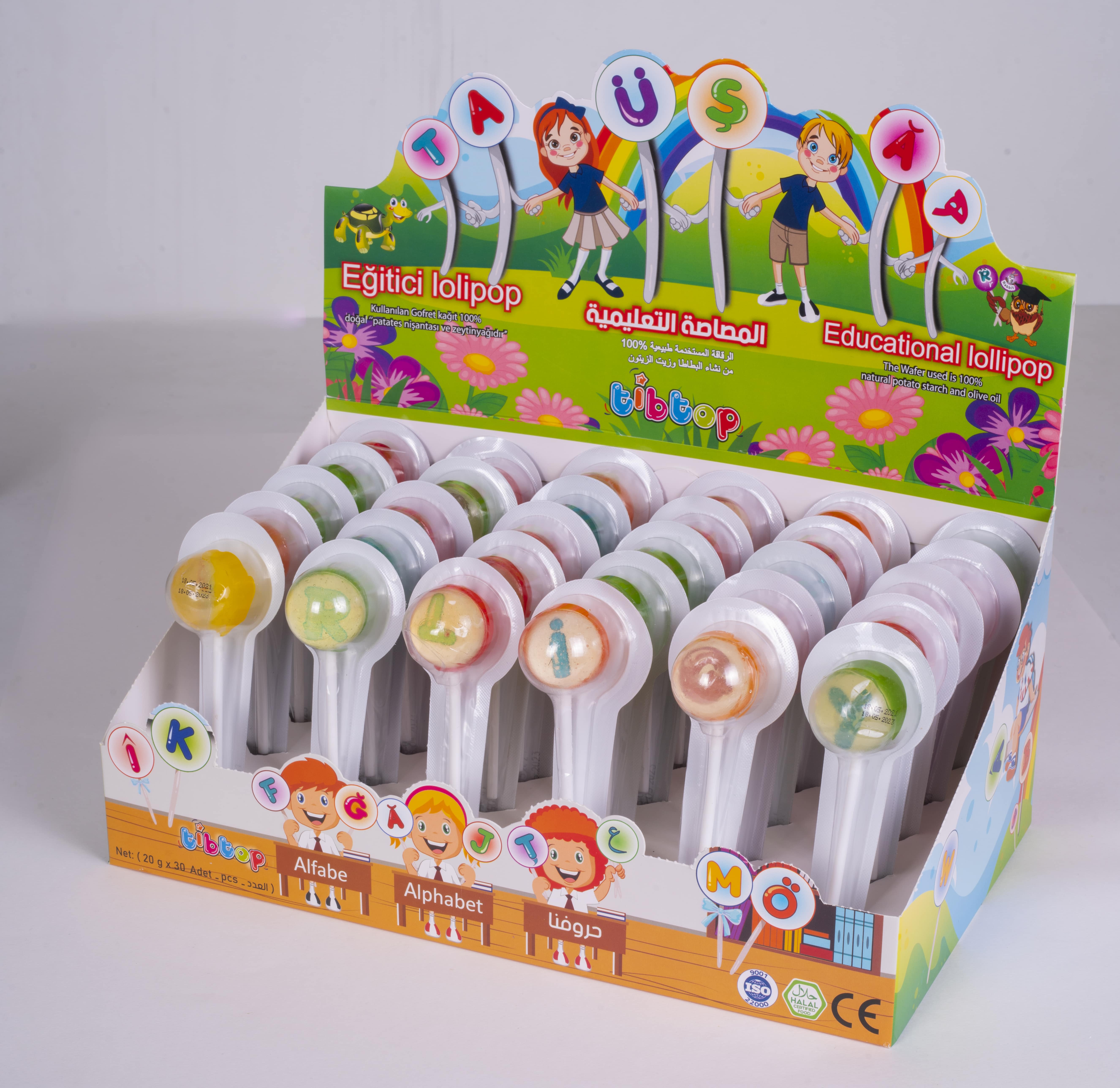 Tiptop Educational Lollipop Sugar