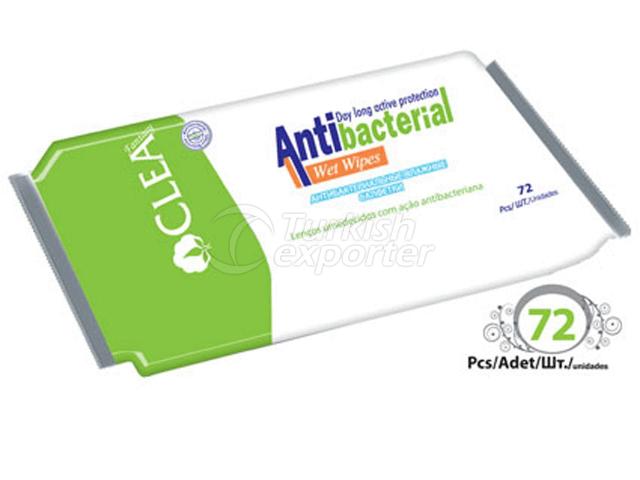 Antibacterial Wet Wipes Clea