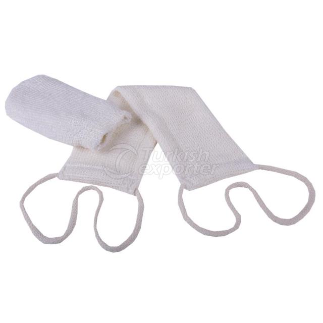 Bamboo Bath Mitt and Back Strap - 00508