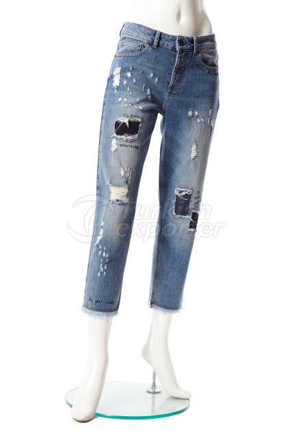 Women Denim Trouser