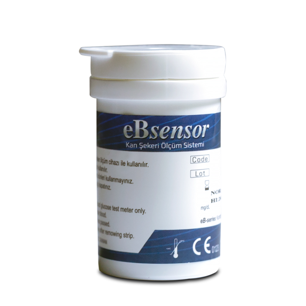 EbSensor  Şeker Ölçüm Test Strip (50 Adet)