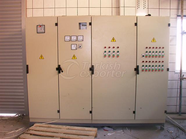 Panel de control de energía eléctrica