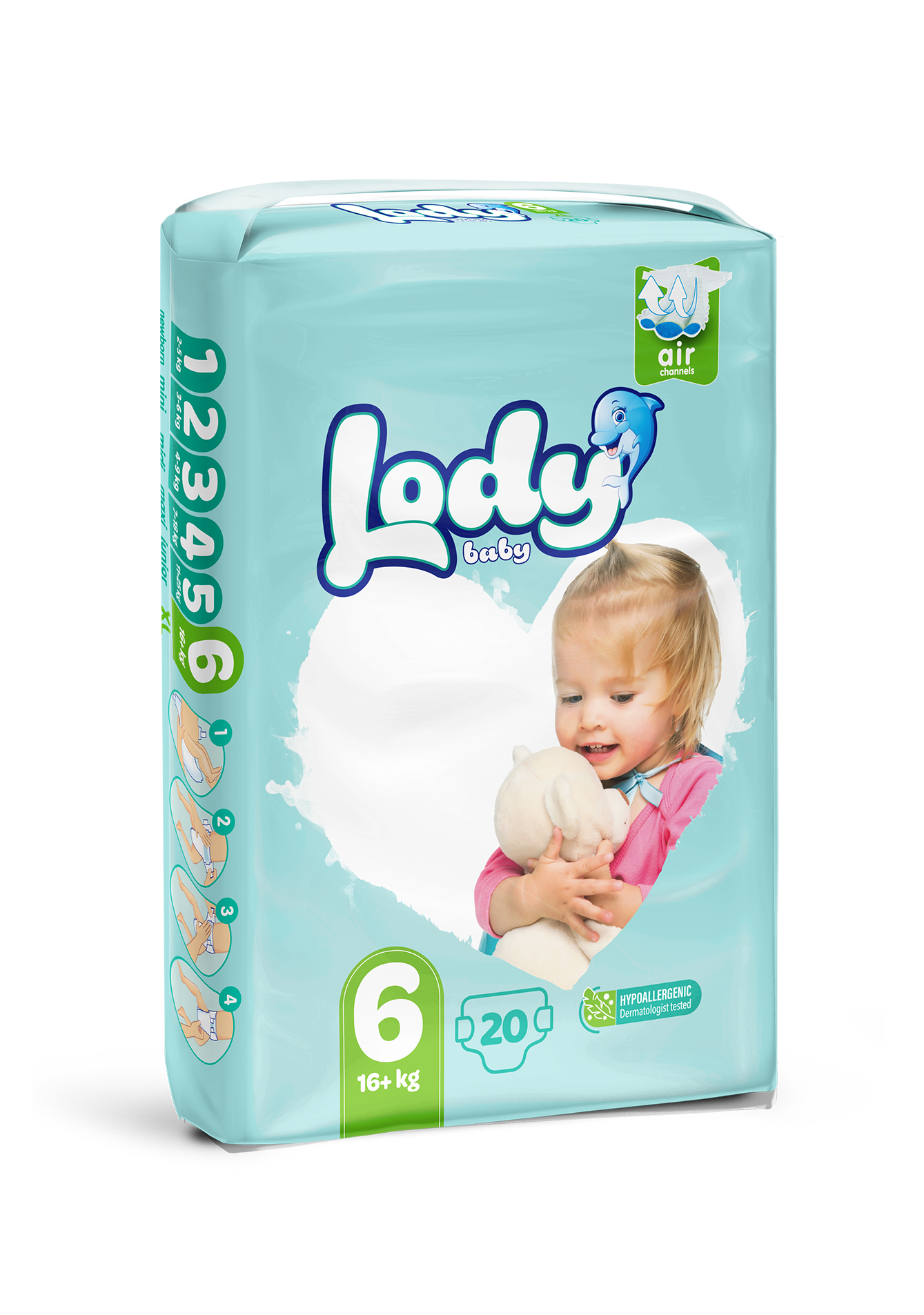 LODY AIR XL (16+ Kg.) 20 X 5 ECO PACK