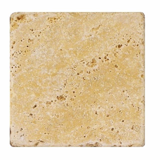 Tumbled Tiles Gold 4x4