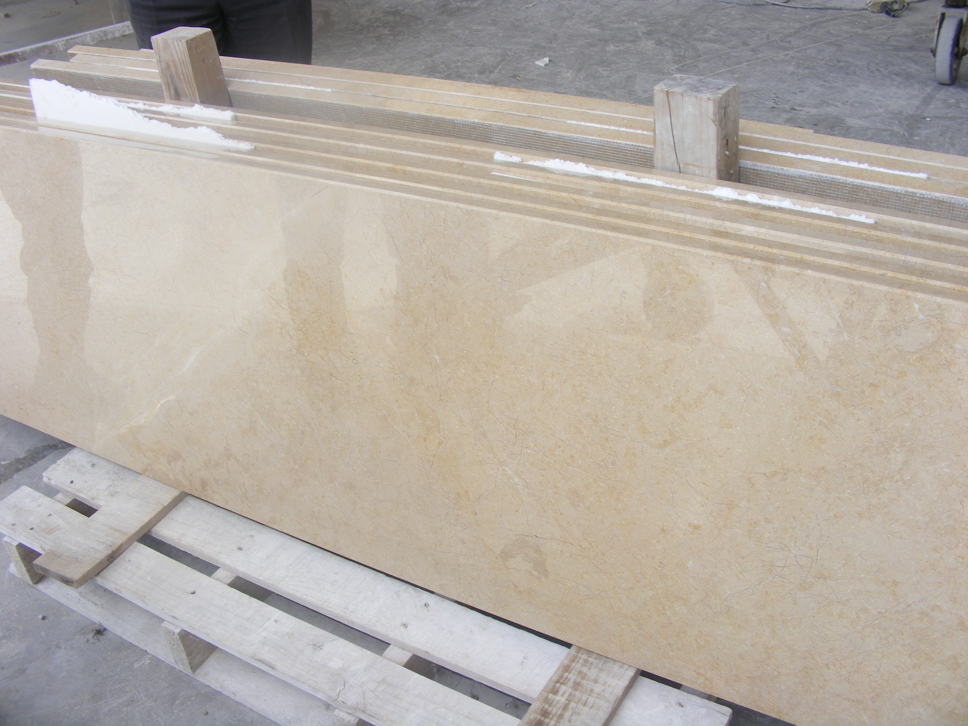 C. Cream Marble (Sand Beige)