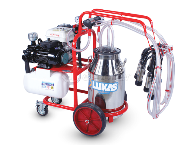 40.8 Double Milking Group Single Bucket With Electric and Gasoline Engine