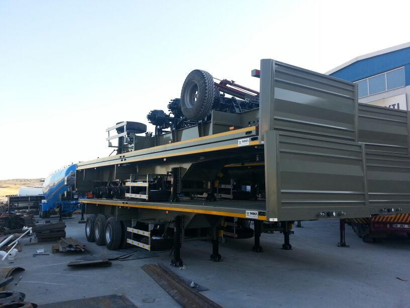 Multifunction Flatbed Semi Trailer