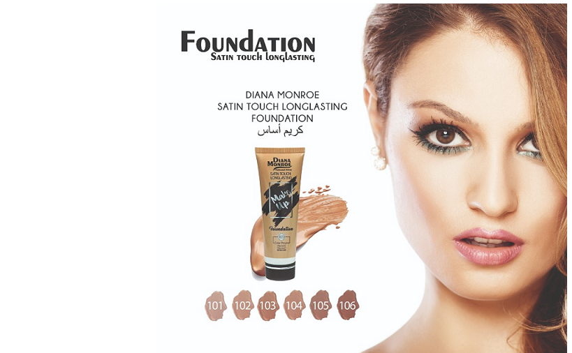 Diana Monroe Satin Touch Longlasting Foundation