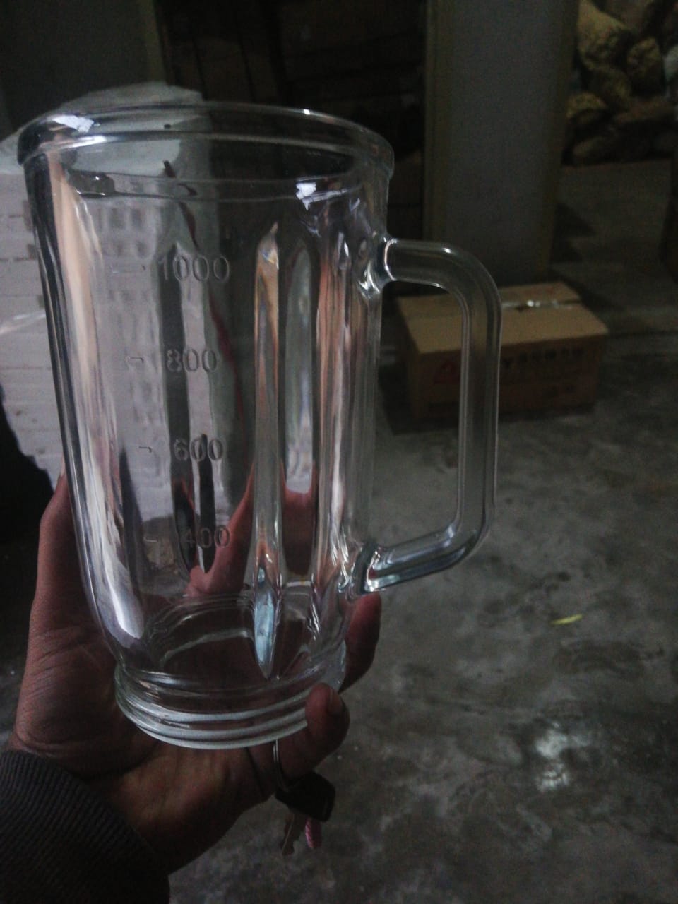 Glass Blender Juicer Jug