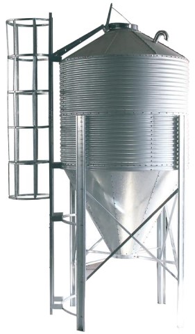 Silo de volaille et système de transport d'aliments