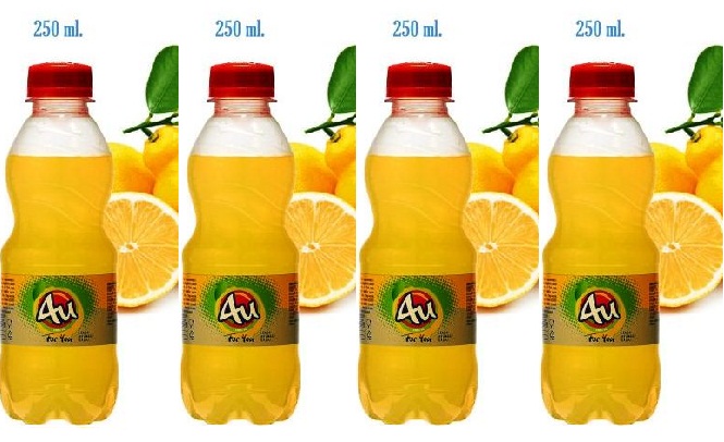 4U LEMON SOFT DRINK