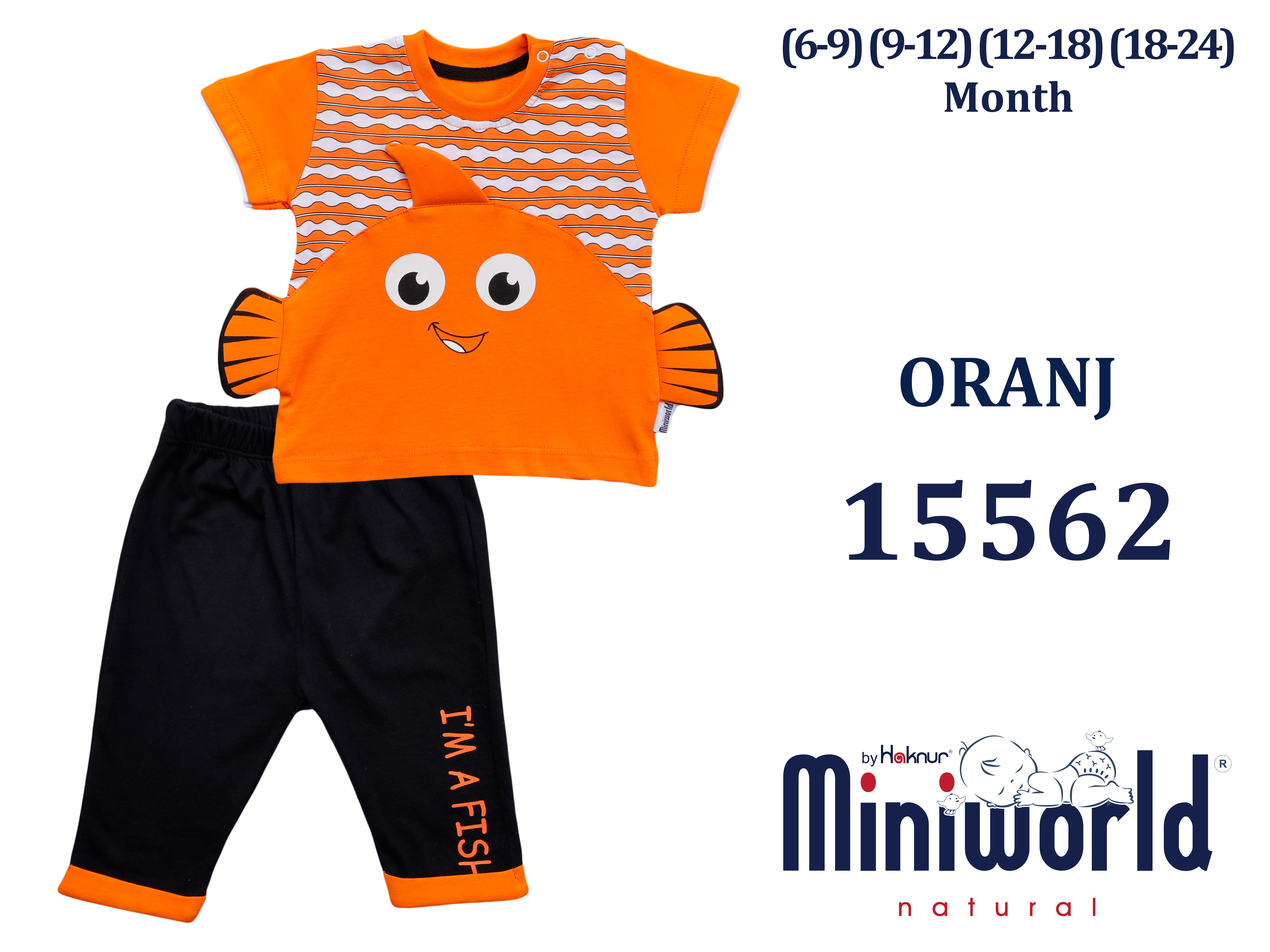 Unisex Fish Capri Set