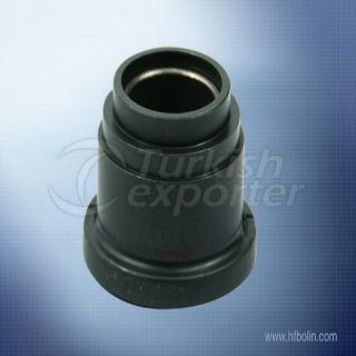 Sinter rod guide for shock absorber