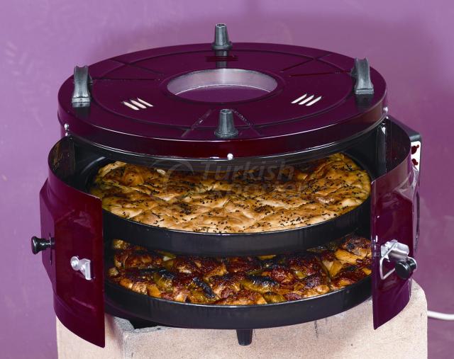 IO 211 :ROUND OVEN WITH DOUBLE TRAY