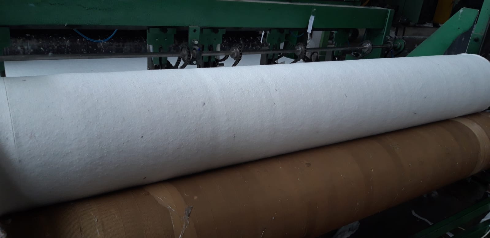 White Geotextile