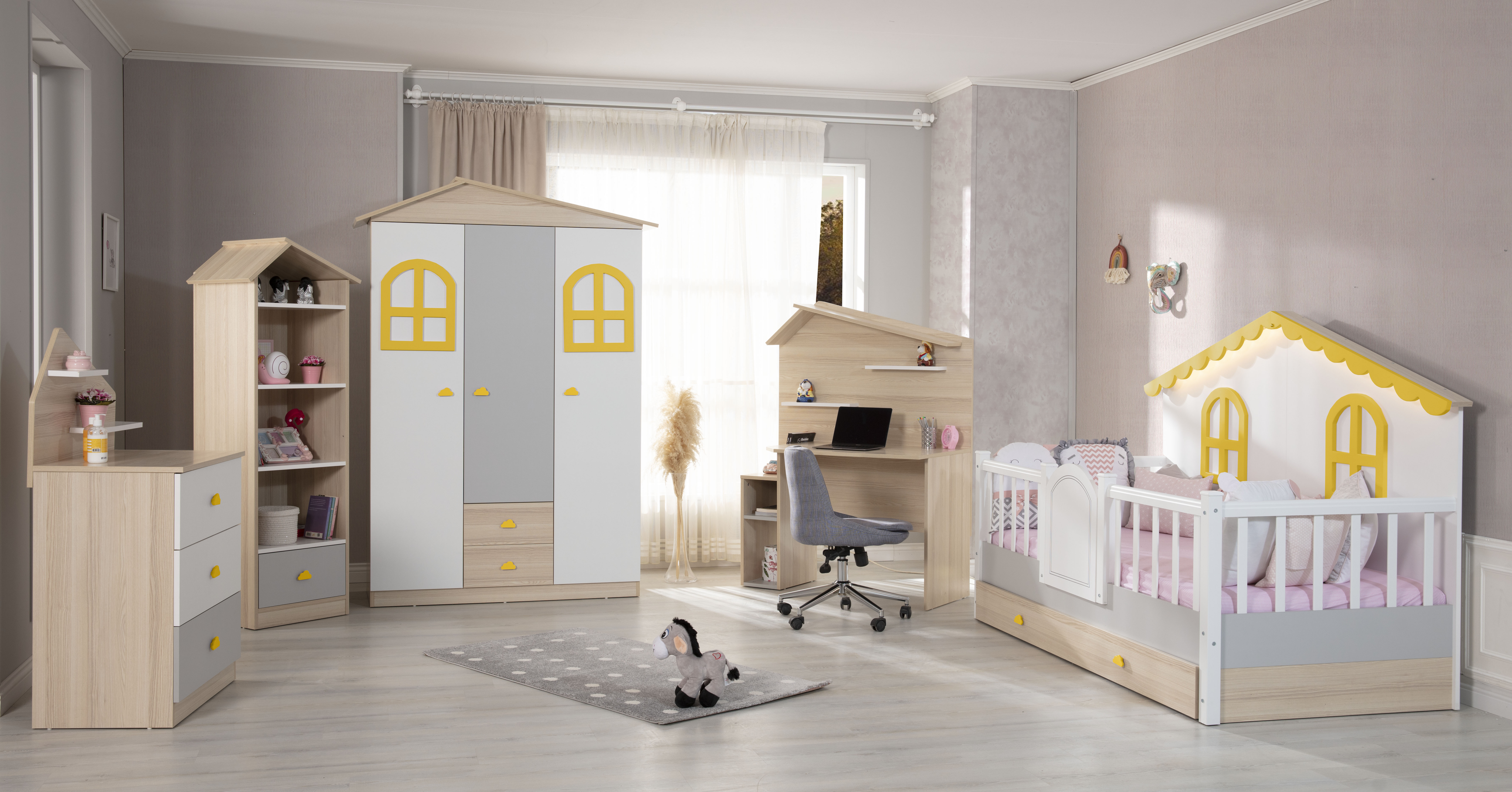 Ensemble de meubles pour enfants - Dolce Grey