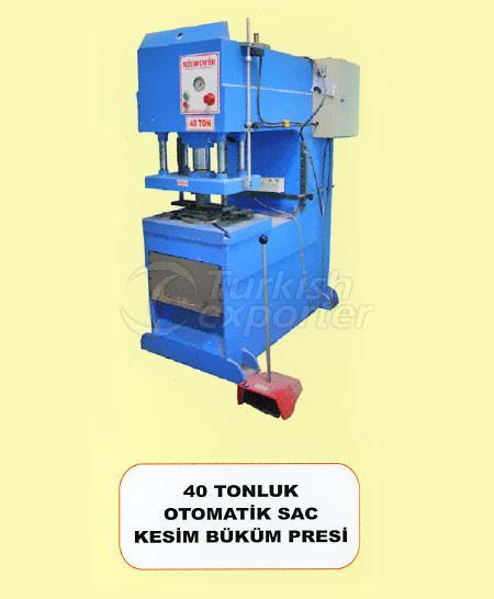 40 ton automatic metal cutting & twisting press