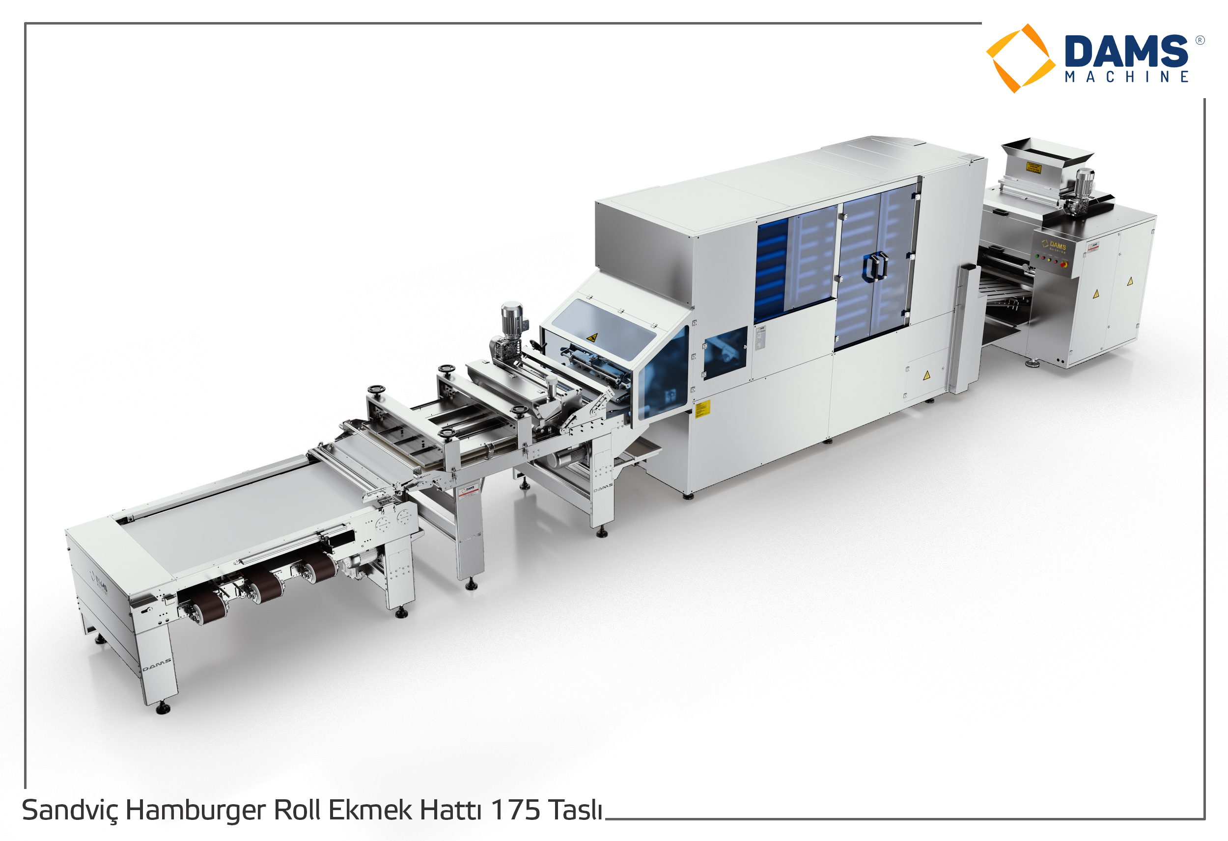 Ligne de pain DAMS Hamburger Sandwich Roll