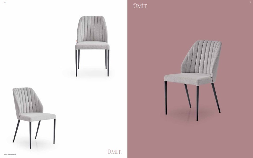 Umit Metal Chair with interchangeable Legs