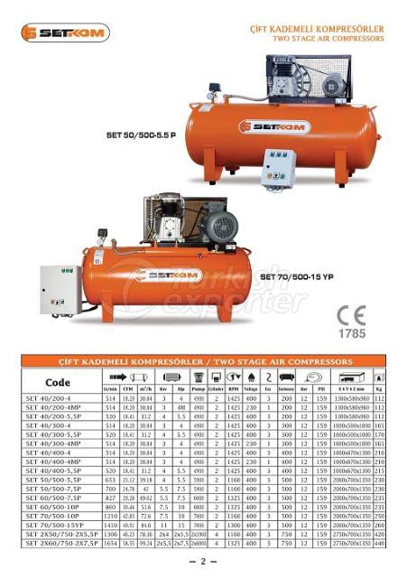 Setkom Two Stage Air Compressors