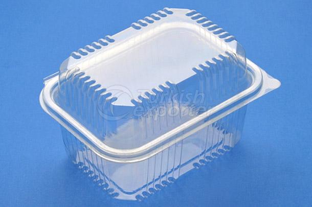 G001 clear chese container