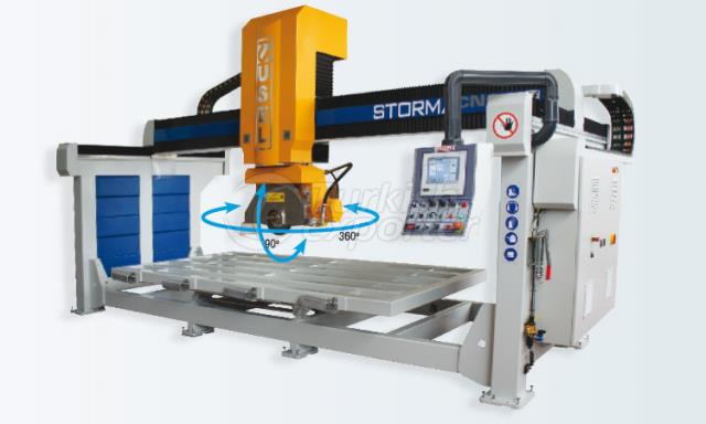 CNC MONOBLOCK BRIDGE SAW MACHINE (5 Axis)