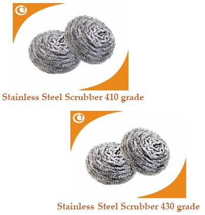 STAINLESS STEEL SCRUBBER