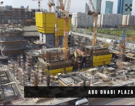 Abu Dhabi Plaza Construction
