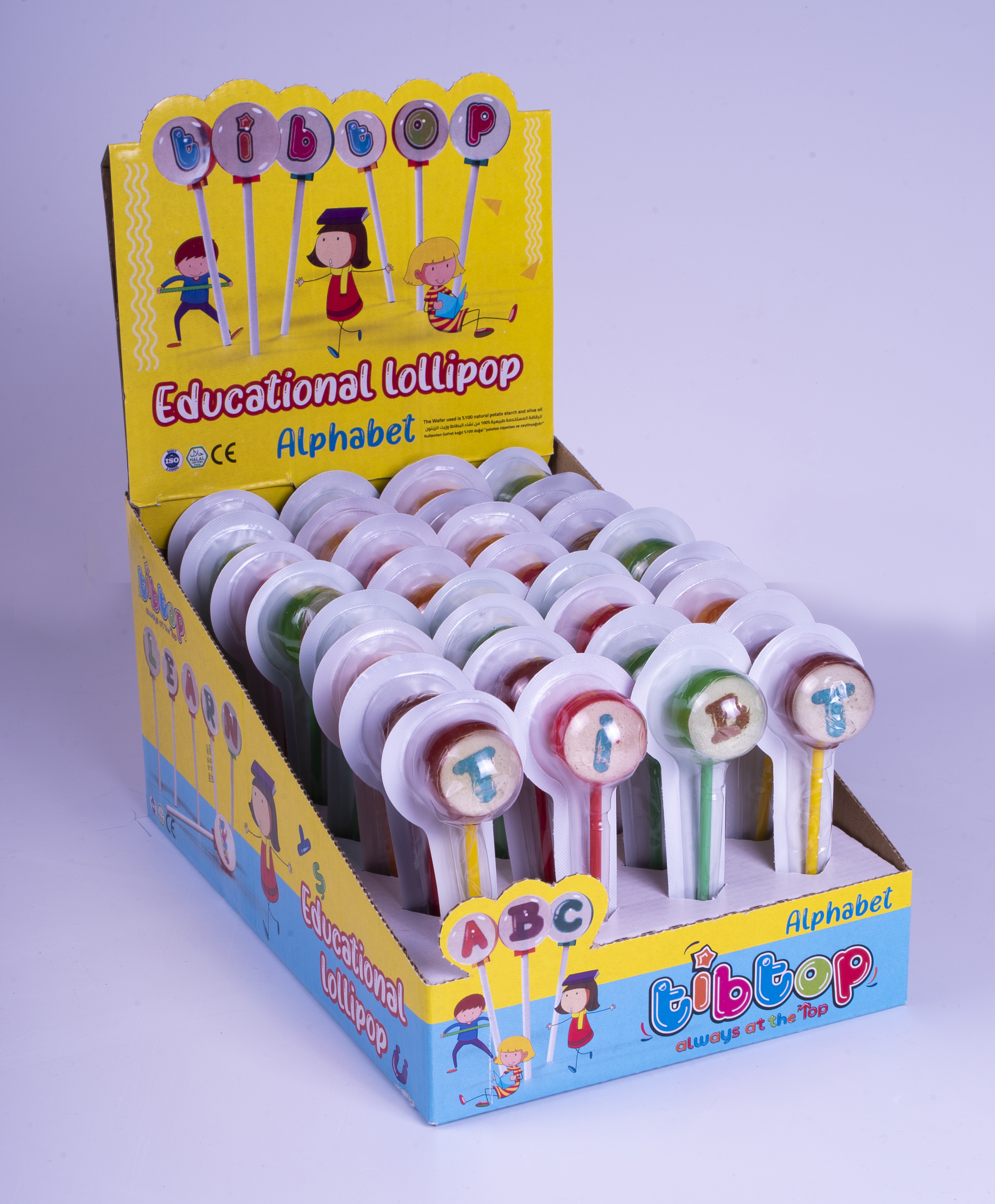 Tiptop Educational Lollipop Sugar