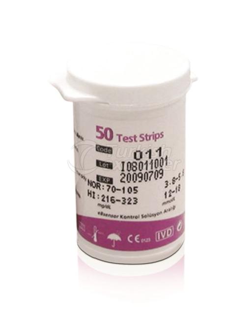 EbSensor  Şeker Ölçüm Test Strip (50 Adet)