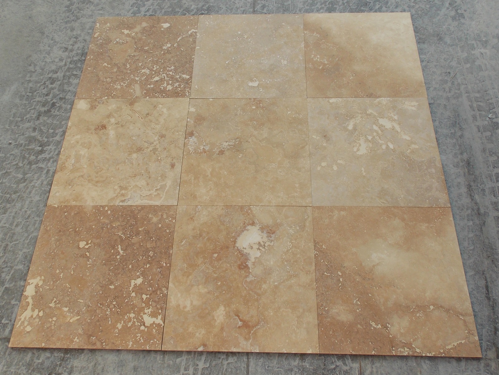 Honed and Filled Travertine Tiles