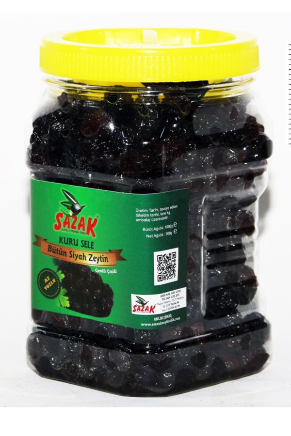 Olives noires à faible teneur en sel, type Sele sec
