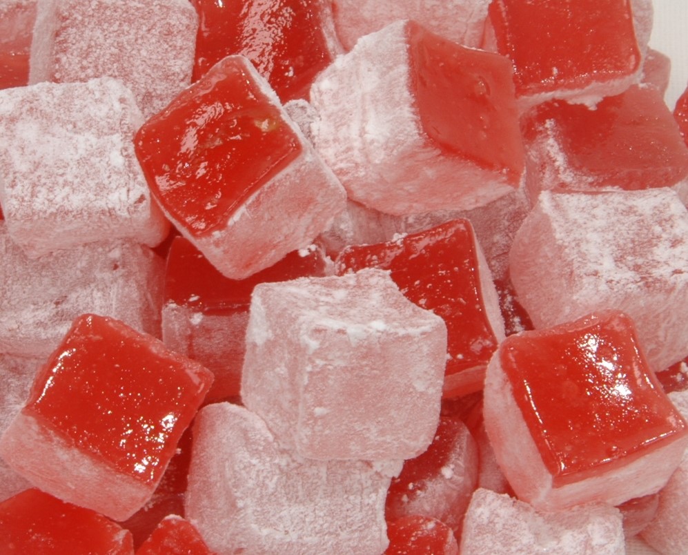 Rose Flavored Turkish Delight