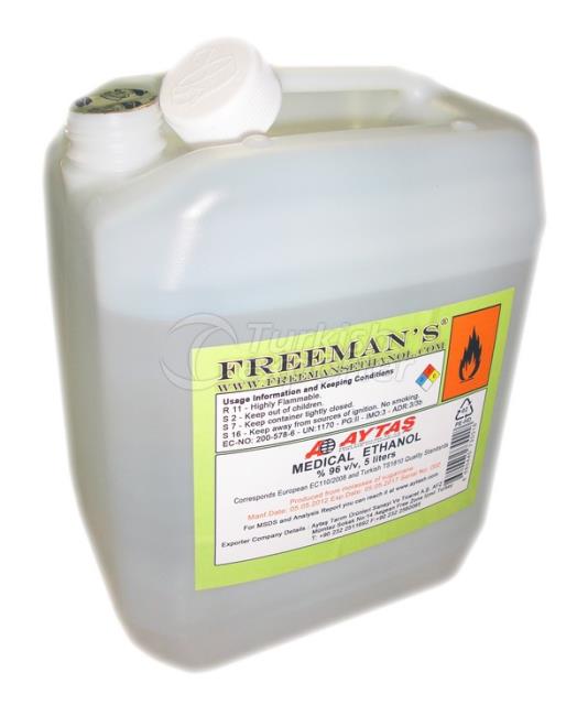 5 Liters Medical Ethanol 96%