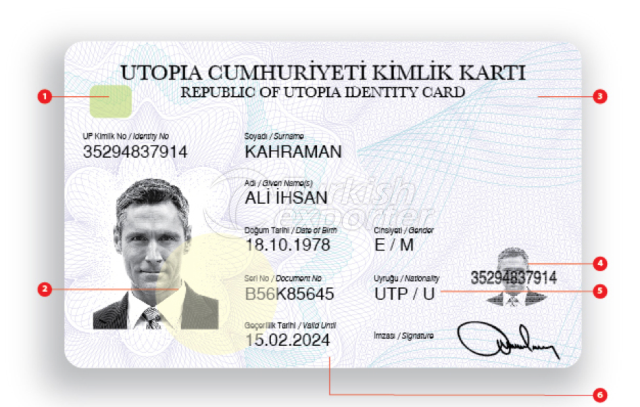 National Id Cards Turkey Turkish National Id Cards Manufacturer By