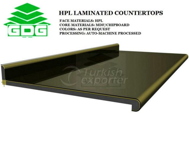 HPL Laminated Kitchen Countertops