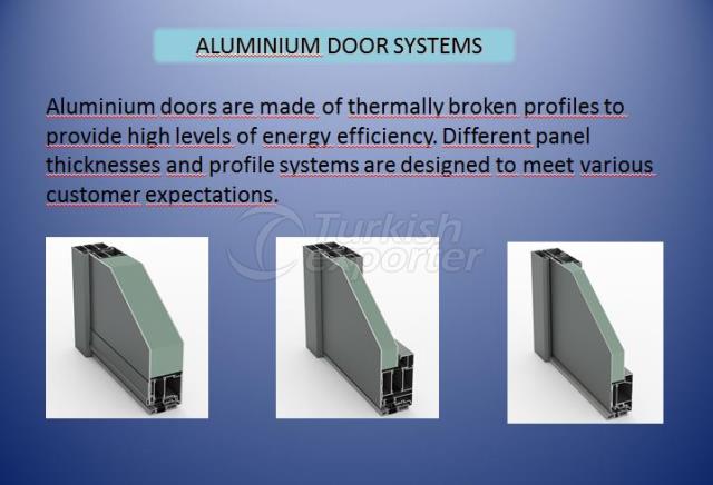 Aluminium doors