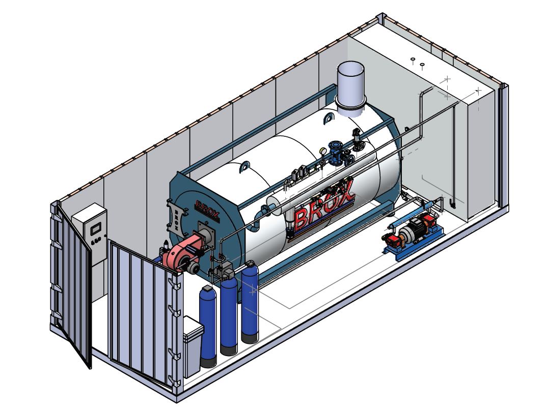 Containerized Mobile Fast Steam Generator 