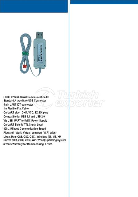 CA02 İzolesiz USB/UART Dönüştürücü - Adaptör