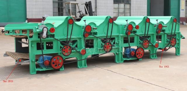 Four Cylinde Cotton Waste Recycling Machine