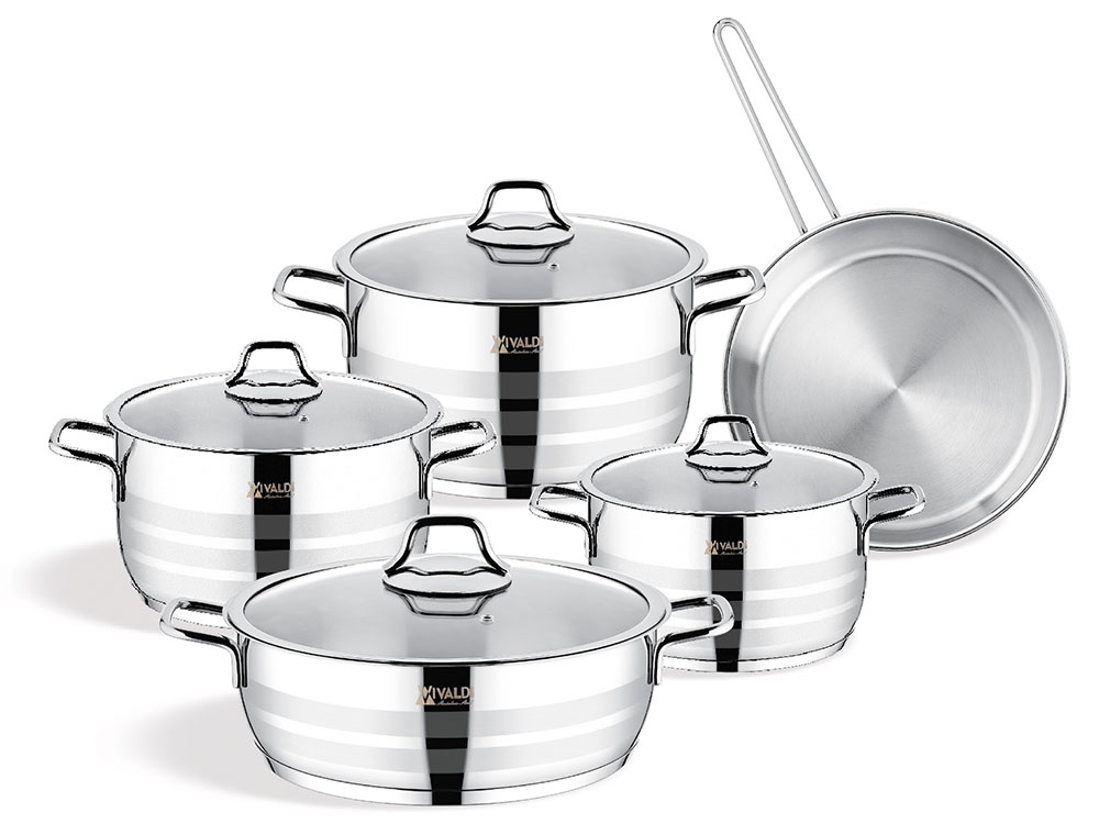 ASTER 9 PCS COOKWARE SET